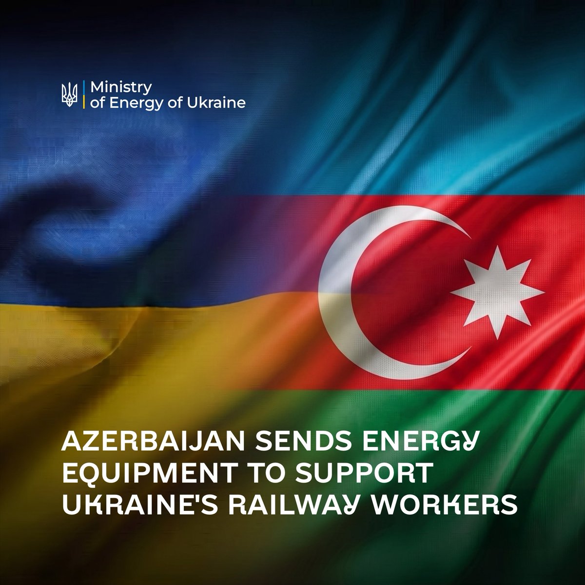 MinEnergy_ua's tweet photo. Through the @MinEnergy_ua Hub, almost 40 tonnes of equipment from Azerbaijan have been delivered to a regional railway branch to help strengthen the work of Ukraine's railway workers and support critical infrastructure.

Almost every day, equipment leaves the Hub for regions across Ukraine. It helps keep both the energy sector and other critical infrastructure operating under the constant threat of Russian attacks. 

Thank you to Azerbaijan and STP Global Cable for standing with Ukraine and supporting our critical infrastructure 🇦🇿🤝🇺🇦