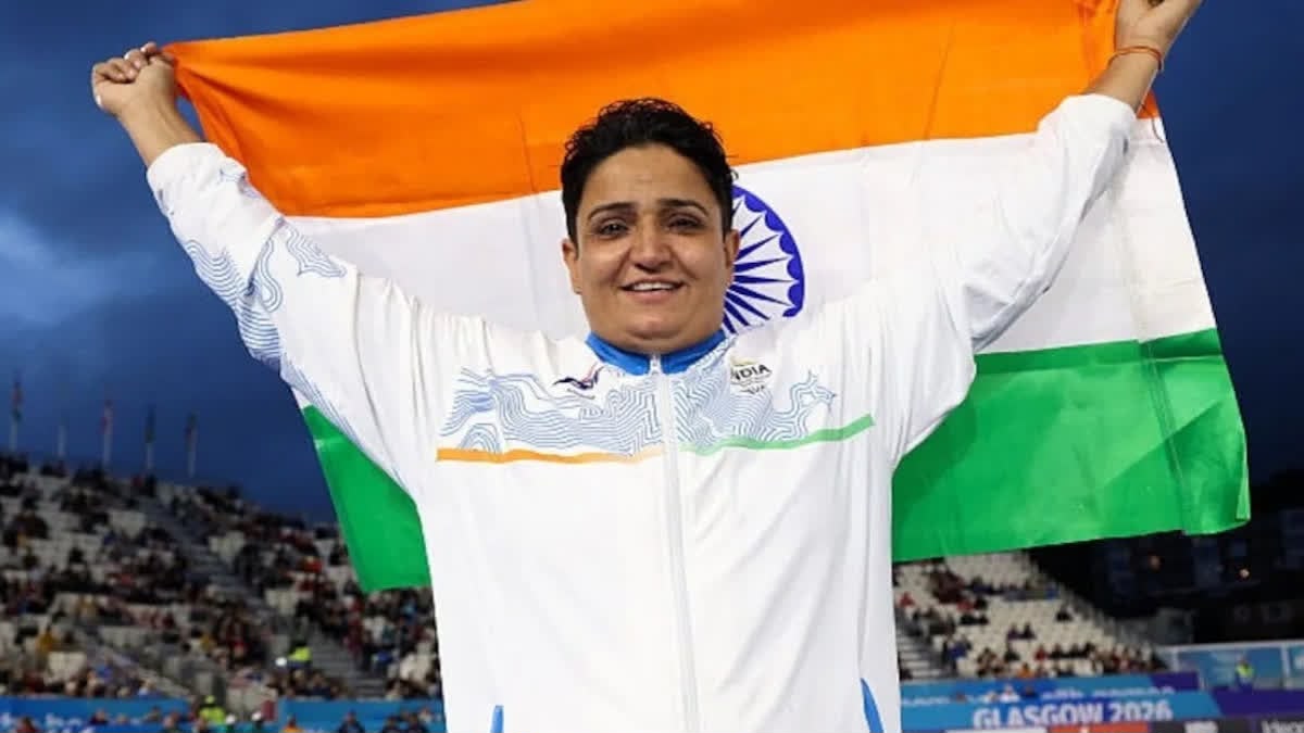 ranojpeguassam's tweet photo. #Sharmila _Dhankar’s remarkable triumph in the Women’s Shot Put F57 has created history, earning India its first-ever gold medal in para-athletics at the Commonwealth Games.

Her exceptional feat reflects courage, determination and the power of perseverance, filling the nation with immense pride. 🇮🇳 

#CWG2026