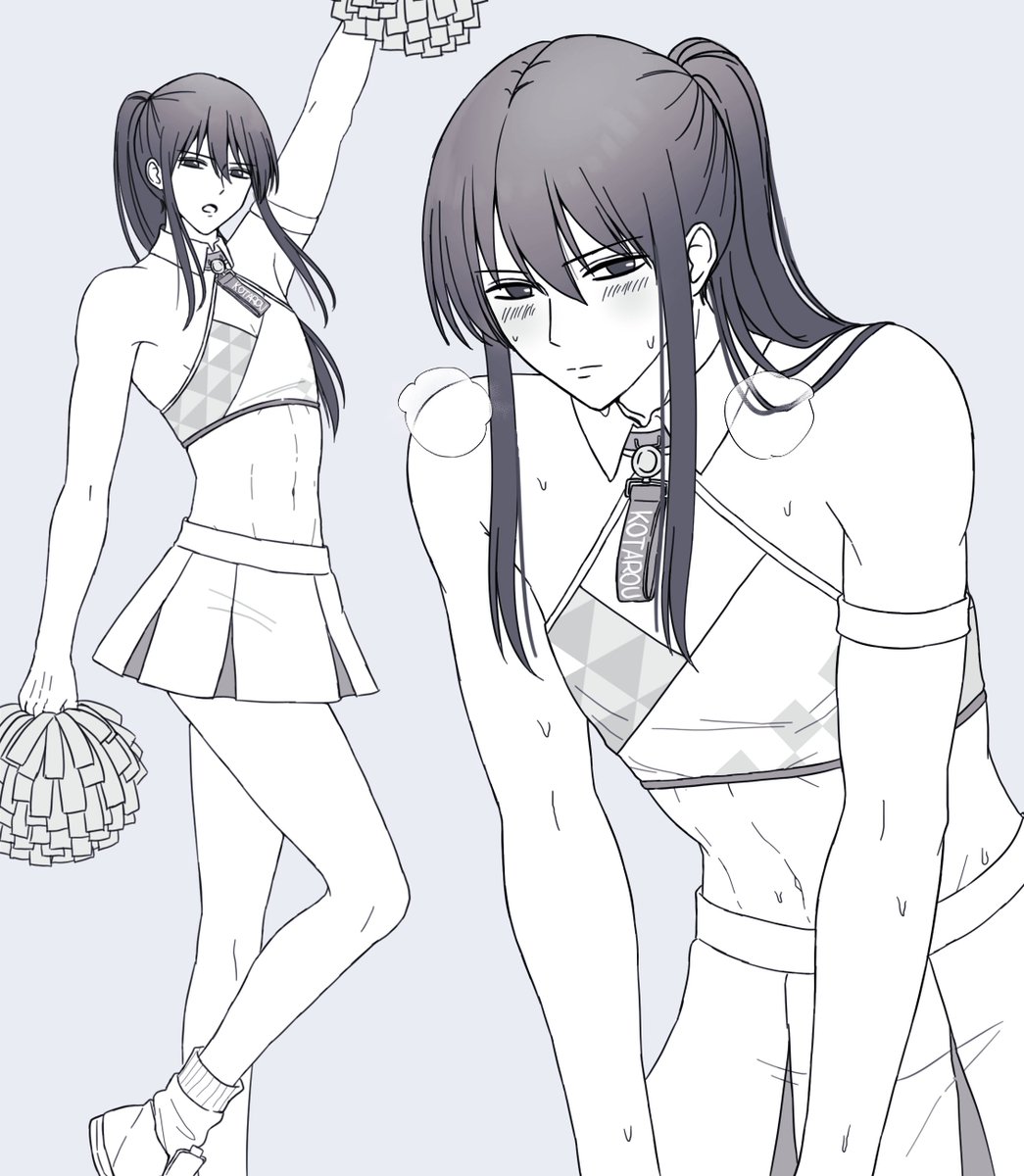 tw_yu50's tweet photo. 某サイエンススクールチア衣装のヅラ君rkgk https://t.co/IJfodOVZFD