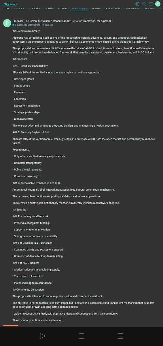 _Y_1411's tweet photo. The Proposal That Could Transform Algorand.
@Algorand
@AlgoFoundation
@StaciW_DC 
#Algorand
#ALGO
#Web3 https://t.co/4BXyu8EXet