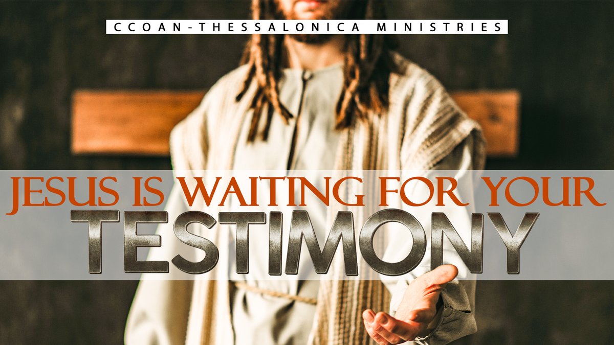 CCOANHarry's tweet photo. JESUS IS WAITING FOR YOUR TESTIMONY!
Your testimony holds incredible power! If you've experienced healing, blessings, breakthroughs, or deliverance through CCOAN Thessalonica, don't keep it to yourself! Share your story with the world & inspire others!
#TellTheWorld #Testimony https://t.co/W47JeFwoJw