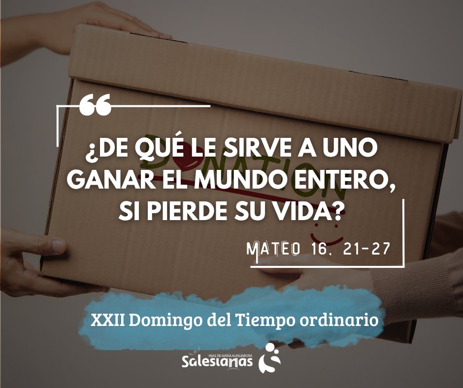 SalesianasEs's tweet photo. Solo si vivimos para el Señor y asentamos nuestra vida sobre su amor, como hizo Jesús, podremos saborear la alegría auténtica y nuestra vida no será estéril, será fecunda. Solo el amor da sentido y felicidad a la vida.
Papa Francisco

#Confía https://t.co/UBrunLPc4J