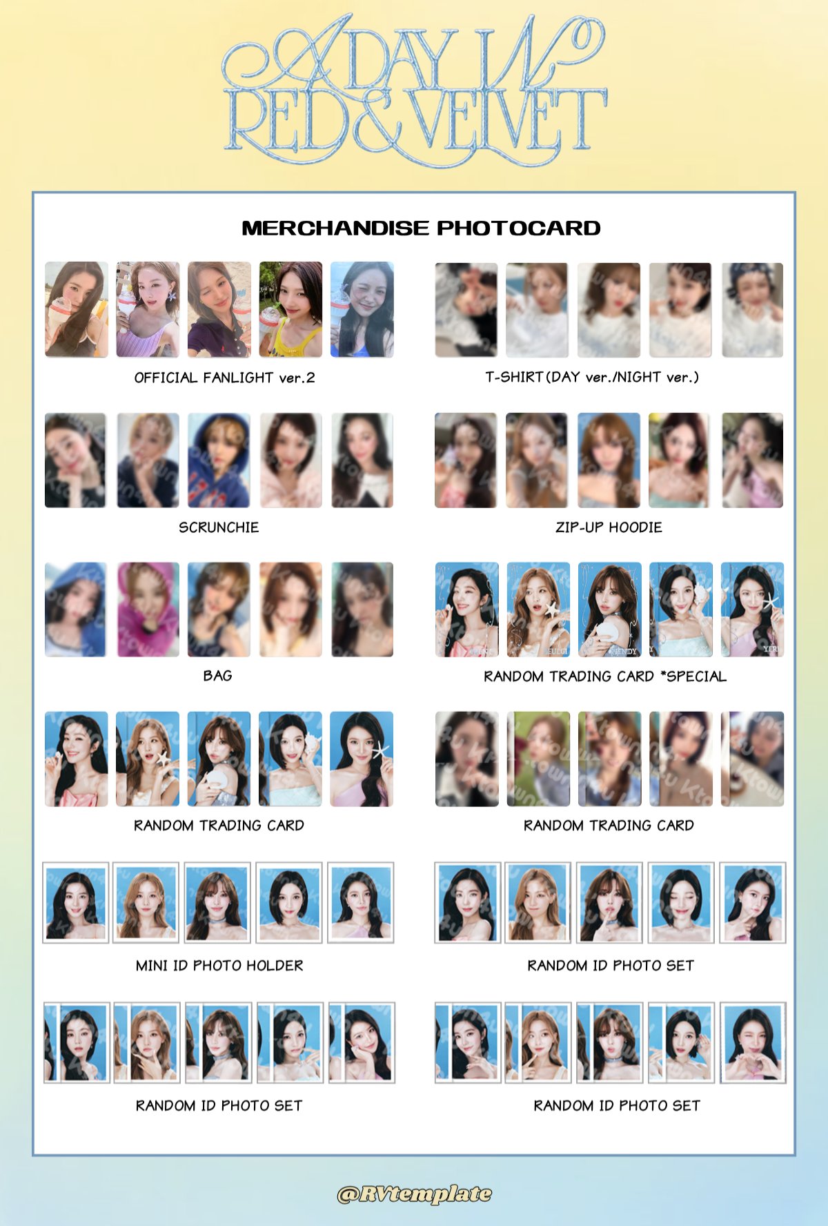 redvelvet スルギ AOP iminitv 当選者限定 トレカ Red Velvet template on X: 
