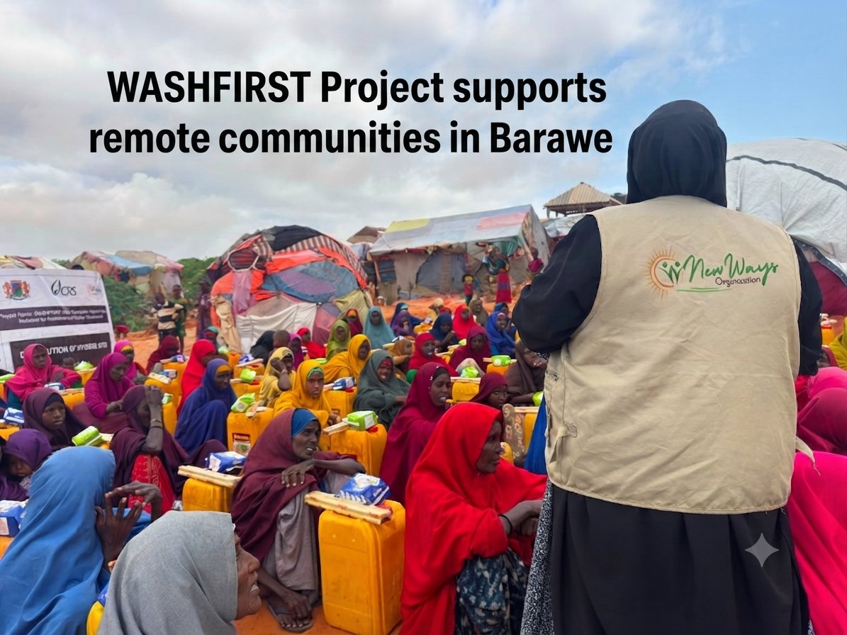 newwaysorg's tweet photo. In remote communities in Barawe, CRS WASHFIRST Project is helping communities get access to sanitation and hygiene tools. Our distribution team spends days getting essential supplies to families living near Barawe town. Thanks to @CatholicRelief for funding our WASHFIRST Project. https://t.co/rsbCf0MqKG