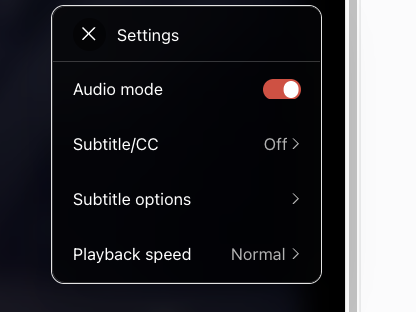 GETTRofficial's tweet photo. GETTR Update | Audio Mode & Live Interpretation
Not every stream needs your eyes.

Audio mode: switch any live stream or replay to audio only

- Keep listening while you do something else
- Lighter on your data

Live interpretation rolling out: pick your language right in the player.