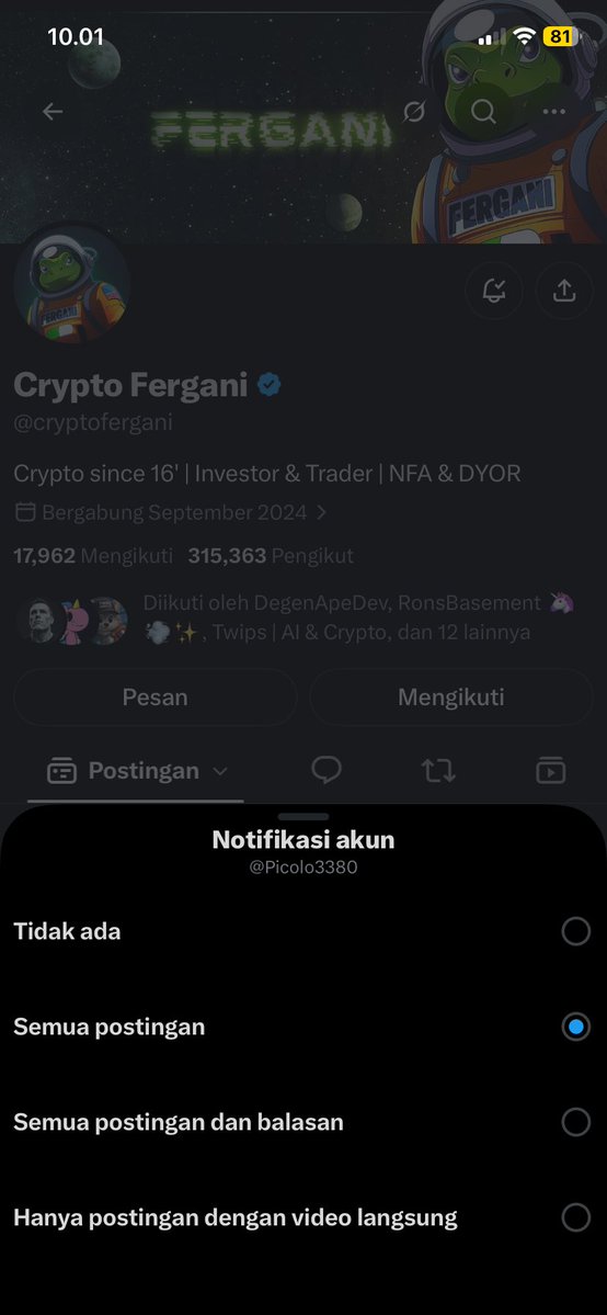 Picolo3380's tweet photo. @cryptofergani 3YKePtRfx3B5imYW81PKbnx2eyt7mwTFYjVG9eMYoz3W https://t.co/BE01548Drv