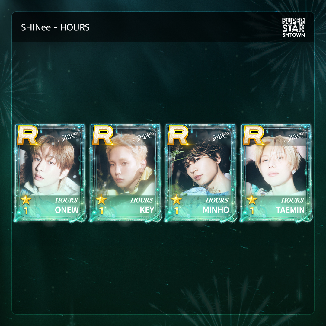 SuperStarSM_twt's tweet photo. [🎹] SHINee - HOURS

SONG &amp; PACKAGE &amp; MISSION UPDATE!

흘러간 추억들을 모아
다가올 순간들까지 다🌇

추억과 낭만 그리고 다가올 시간까지
슈스엠에서 SHINee - HOURS로 만나보세요!

🎮 https://t.co/zaEzJOsL1t

#SUPERSTARSMTOWN #SSM
#슈퍼스타에스엠타운 #슈스엠
#SHINee #샤이니 https://t.co/XGq8nIk481