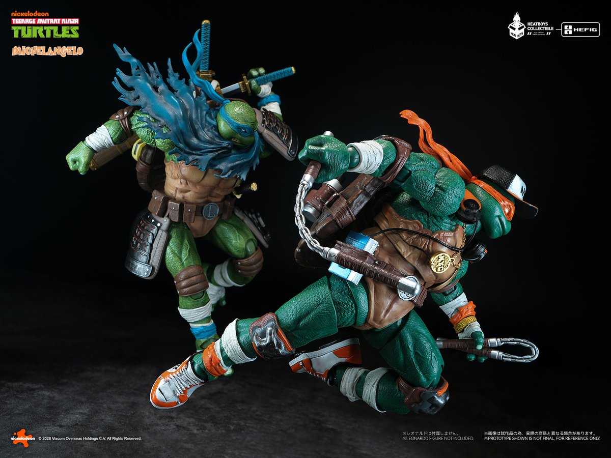 HEATBOYSGlobal's tweet photo. New Product | TMNT Michelangelo Action Figure
-
❖ HEATBOYS HEFIG Series Action Figure — TMNT Michelangelo ❖ Part.3
-
📢Pre-orders open on July 31, 2026.
-
Product Name:HEATBOYS TMNT Michelangelo Action Figure (Deluxe Edition)
Brand: HEATBOYS
Series: HEFIG
Height: Approx. 20cm https://t.co/bd5CZqLPfo