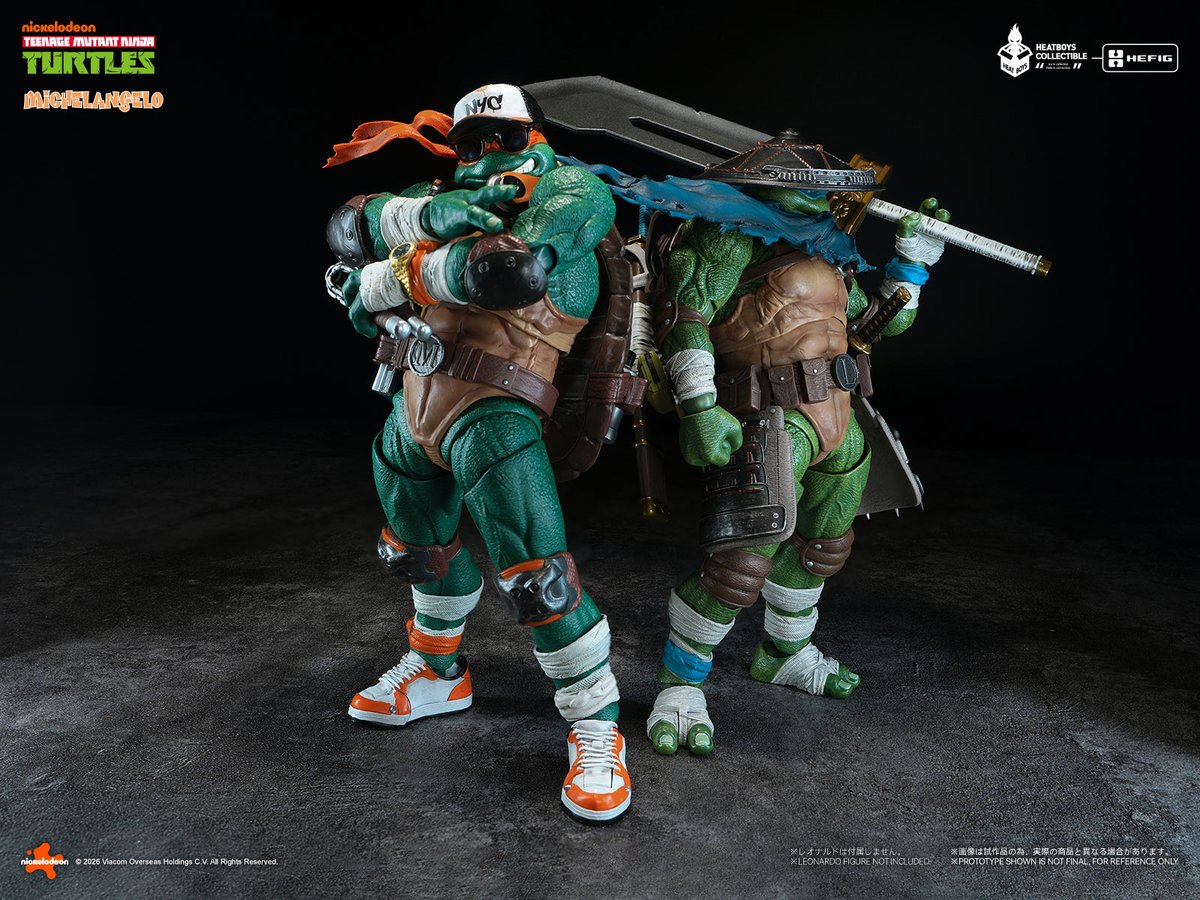 HEATBOYSGlobal's tweet photo. New Product | TMNT Michelangelo Action Figure
-
❖ HEATBOYS HEFIG Series Action Figure — TMNT Michelangelo ❖ Part.3
-
📢Pre-orders open on July 31, 2026.
-
Product Name:HEATBOYS TMNT Michelangelo Action Figure (Deluxe Edition)
Brand: HEATBOYS
Series: HEFIG
Height: Approx. 20cm https://t.co/bd5CZqLPfo