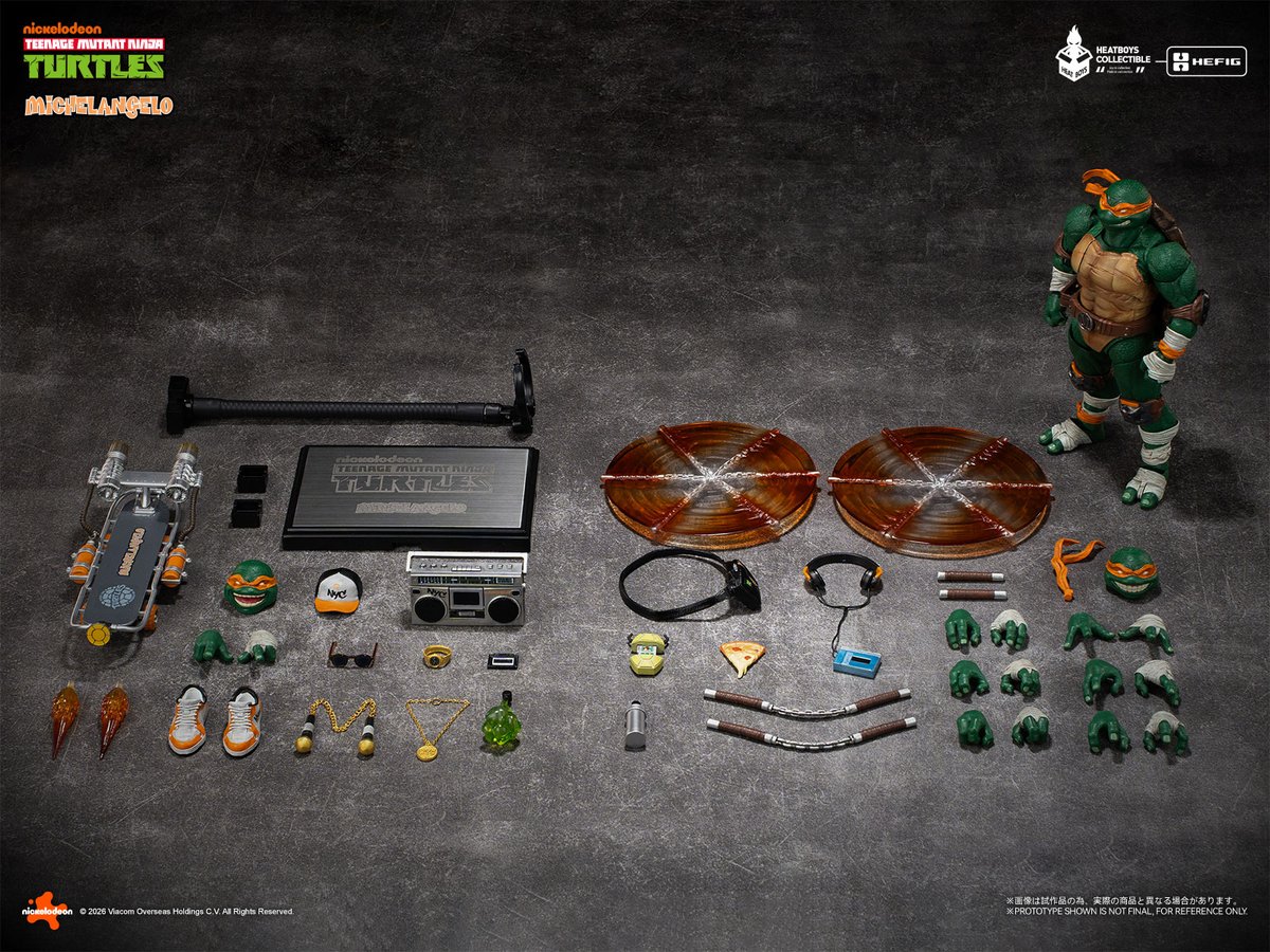 HEATBOYSGlobal's tweet photo. New Product | TMNT Michelangelo Action Figure
-
❖ HEATBOYS HEFIG Series Action Figure — TMNT Michelangelo ❖ Part.3
-
📢Pre-orders open on July 31, 2026.
-
Product Name:HEATBOYS TMNT Michelangelo Action Figure (Deluxe Edition)
Brand: HEATBOYS
Series: HEFIG
Height: Approx. 20cm https://t.co/bd5CZqLPfo