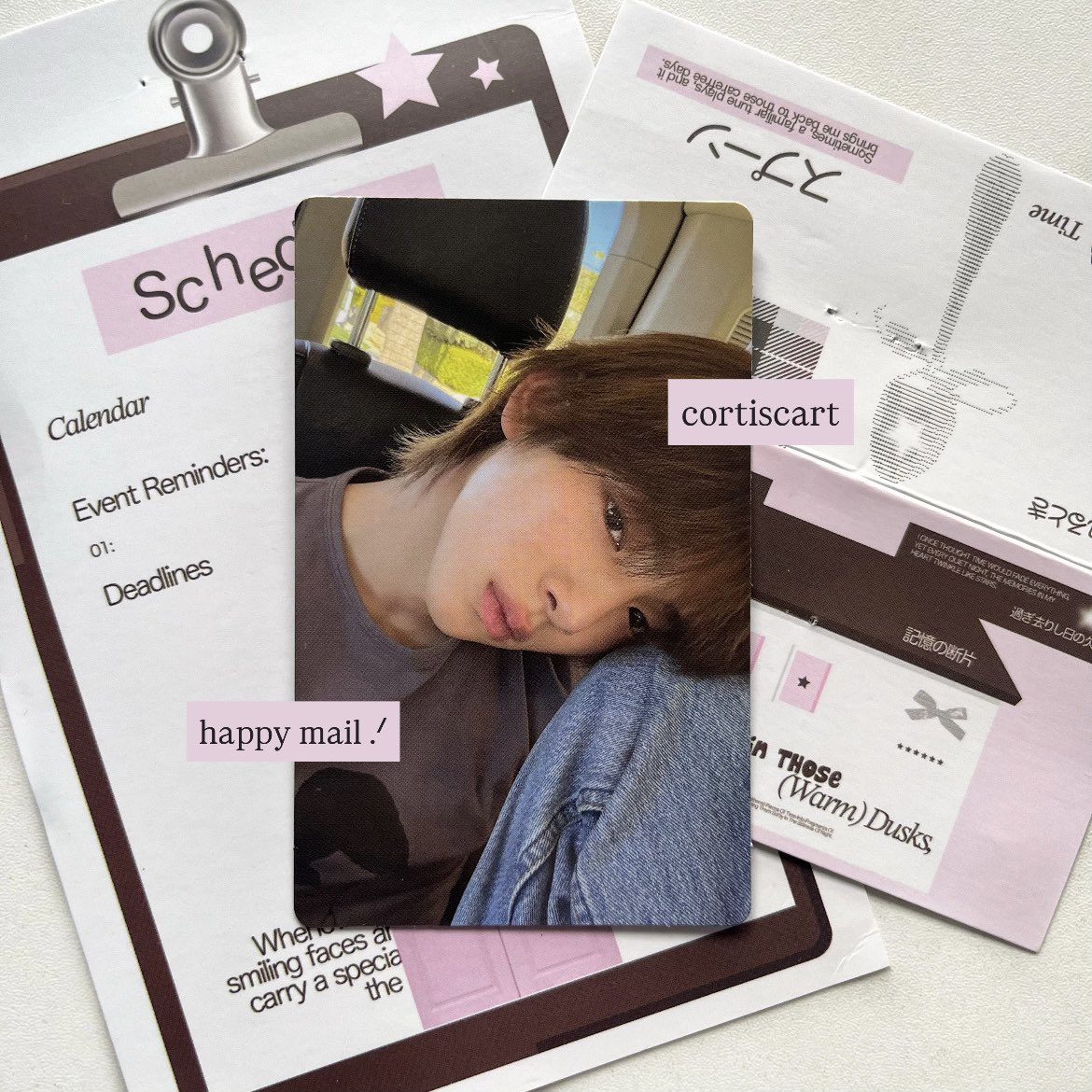 cortiscart's tweet photo. ⋆౨ৎ˚⟡˖ ࣪ 𝘩𝘢𝘱𝘱𝘺 𝘮𝘢𝘪𝘭 જ⁀➴  ♥︎
˖◛⁺⑅♡@1130corner #gaylefeedback

another piece of my fave jju agenda pc came home! so close to completing the set, waiting nalang sa b&amp;n and target pc (⸝⸝⸝-﹏-⸝⸝⸝) ★.ᐟ https://t.co/JF9JZjO5zB