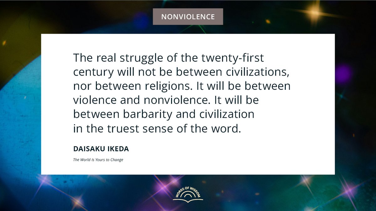 daisakuikeda_of's tweet photo. For more quotes, head to: https://t.co/w8bf5ZVphS
#Nagasaki #NeverAgain #NuclearAbolition #DignityOfLife #DaisakuIkedaQuotes #WordsOfWisdom #PeaceThroughDialogue https://t.co/d7NMDoGDae