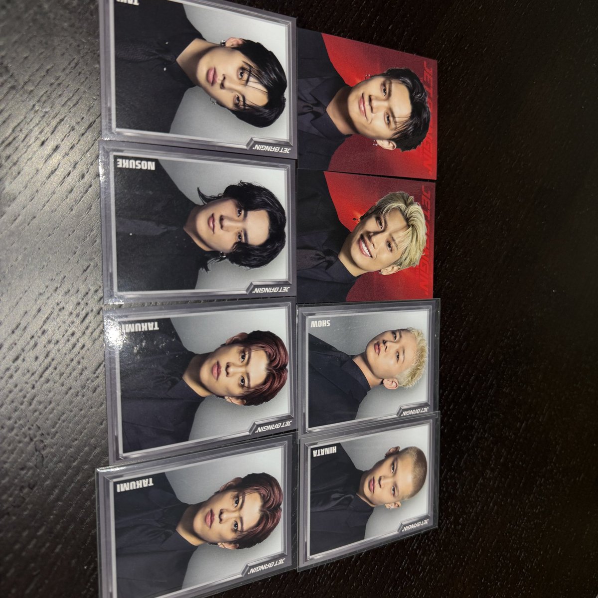 4wh6w0's tweet photo. THEJETBOYBANGERZ TJBB JET BANGIN フォトカ フォトカード カプセル ガチャ 交換 

求:KOTA AOI

譲:NOSUKE YUHI TAKUMI AERON HINATA SHOW TAKI

本日会場にて手渡し交換希望です
お気軽にお声掛けください。 https://t.co/YjZcz3CJOO