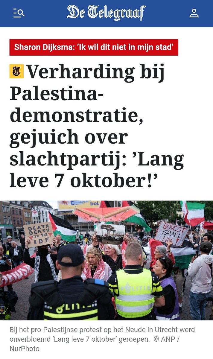 P0eMPieDinges's tweet photo. Sharon Dijksma huilt nu krokodillentranen: “Ik wil dit niet in mijn stad.” Te laat, muts. Jij en je linkse kliek hebben dit tuig jarenlang alle ruimte gegeven. Jij hebt de straten van Utrecht overgelaten aan deze haatzaaiers en Joden onveilig laten voelen. Nu het uit de hand loopt doe je alsof je verbaasd bent.

Schaam je kapot. Dit is het resultaat van jullie laffe, naïeve en desastreuze linkse gedoogbeleid.