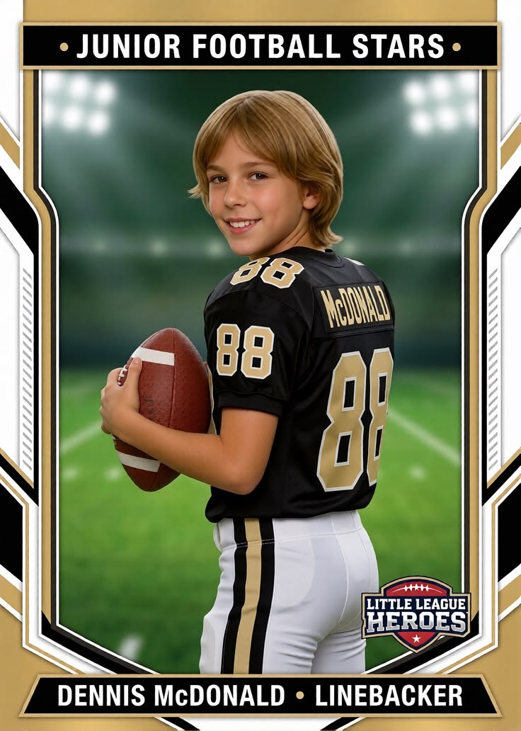 soakeslonesome's tweet photo. Fantasy football card. I was a linebacker but not until a few years later. #DennisPatrickMcDonald #70sKid #80sKid #GenX #Footbaĺlcard #RichmondBC #StevestonBC #Canada https://t.co/99QM4QTl38