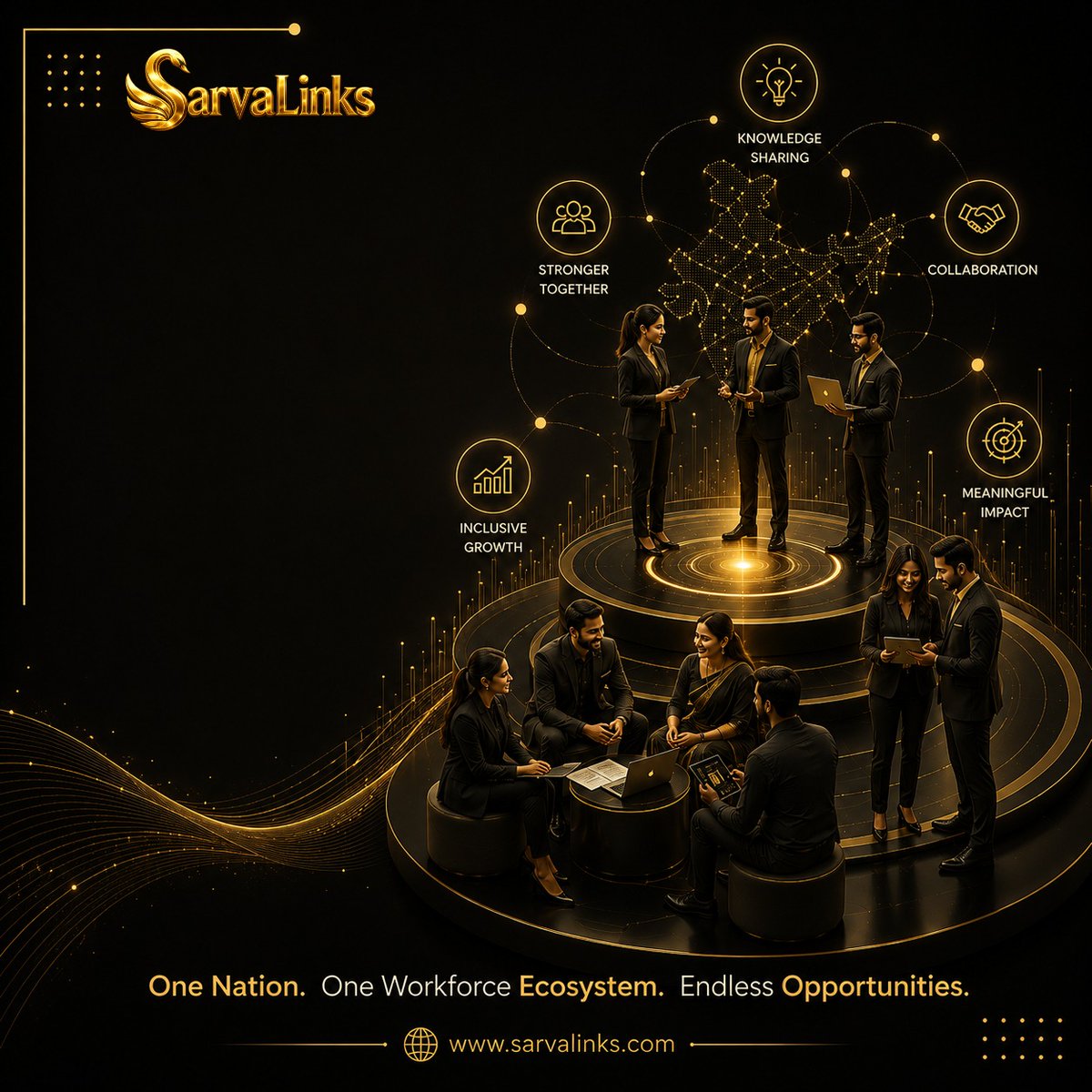 sarvalinks's tweet photo. Innovation grows when people connect.

Collaboration creates opportunity.

Knowledge drives progress.

That's the vision behind SarvaLinks—India's AI-powered Workforce Ecosystem.

#SarvaLinks #FutureOfWork #Collaboration #Innovation #DigitalIndia #AI https://t.co/Evqonnzozn