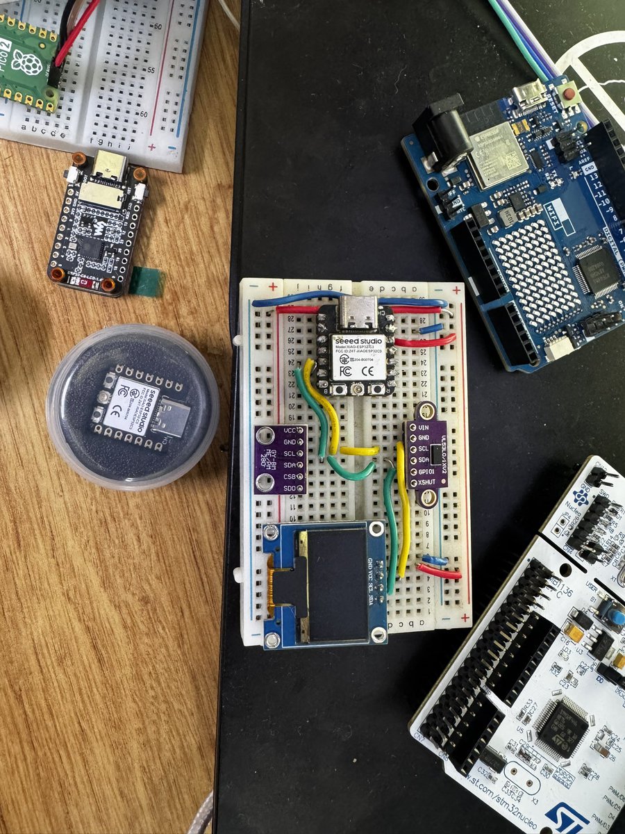 Grgo6_'s tweet photo. breadboarding something for a friend, running a digital twin of it for a few weeks. curious what happens https://t.co/XU0zO7LMLS