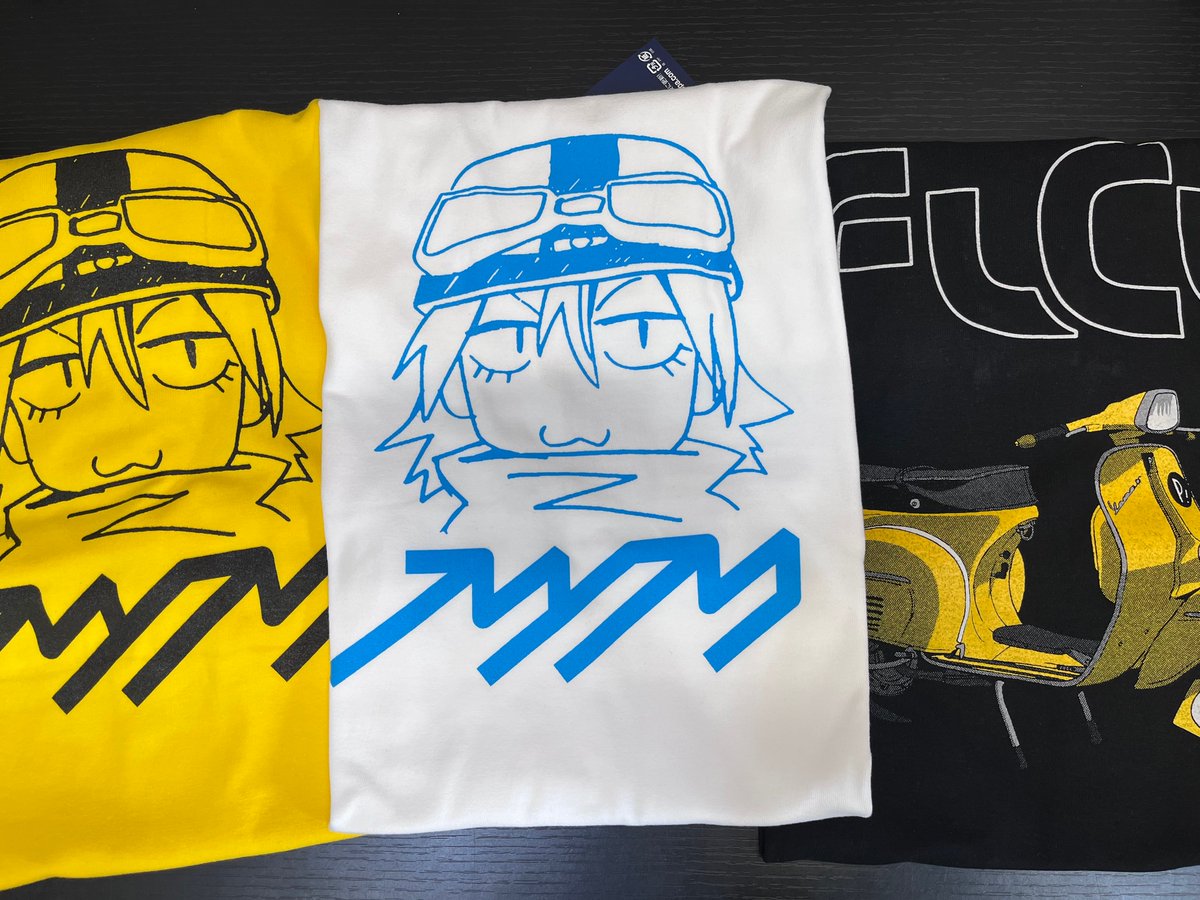 geestore_akiba's tweet photo. 🛵新商品情報🛵
『フリクリ』より
・フリクリ ハル子 Tシャツ Ver2.0
・ハル子のベスパ Tシャツ Ver2.0
入荷いたしました✨
ハル子に振り回されたいあなたにオススメです🎸🔥
関連商品一覧はこちら⏬
https://t.co/uB98iKFVAg
#フリクリ #FLCL https://t.co/eyDxCYWfFO