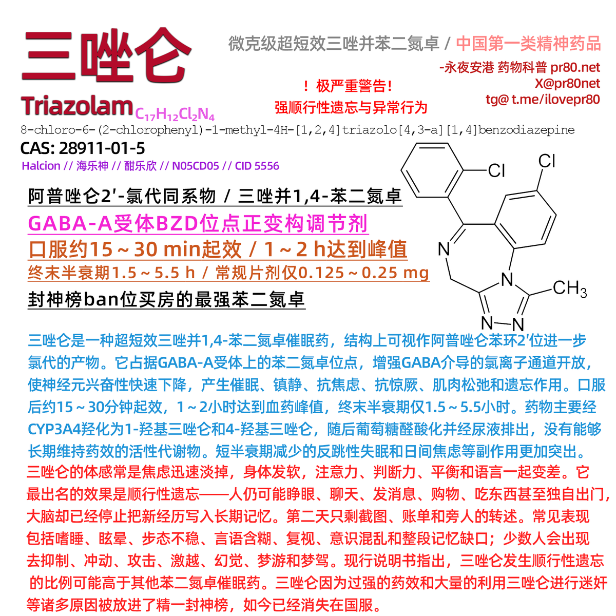 pr80net's tweet photo. 三唑仑【补档】 https://t.co/v6lxBAjYtF