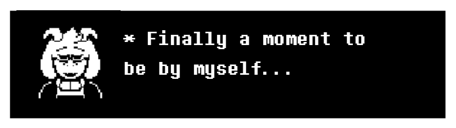 AzDreemurr's tweet photo. A time for himself. https://t.co/HVnOGVpESY