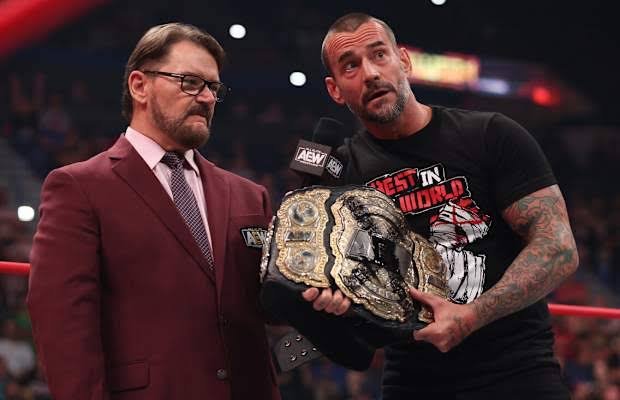 RomanEra0's tweet photo. 3 years ago today, CM Punk declares himself the "Real AEW world champion" on Collision

CM Punk pulled out a can of spray paint. He sprayed an “X” over the face of the belt. https://t.co/RQWS7YKukT