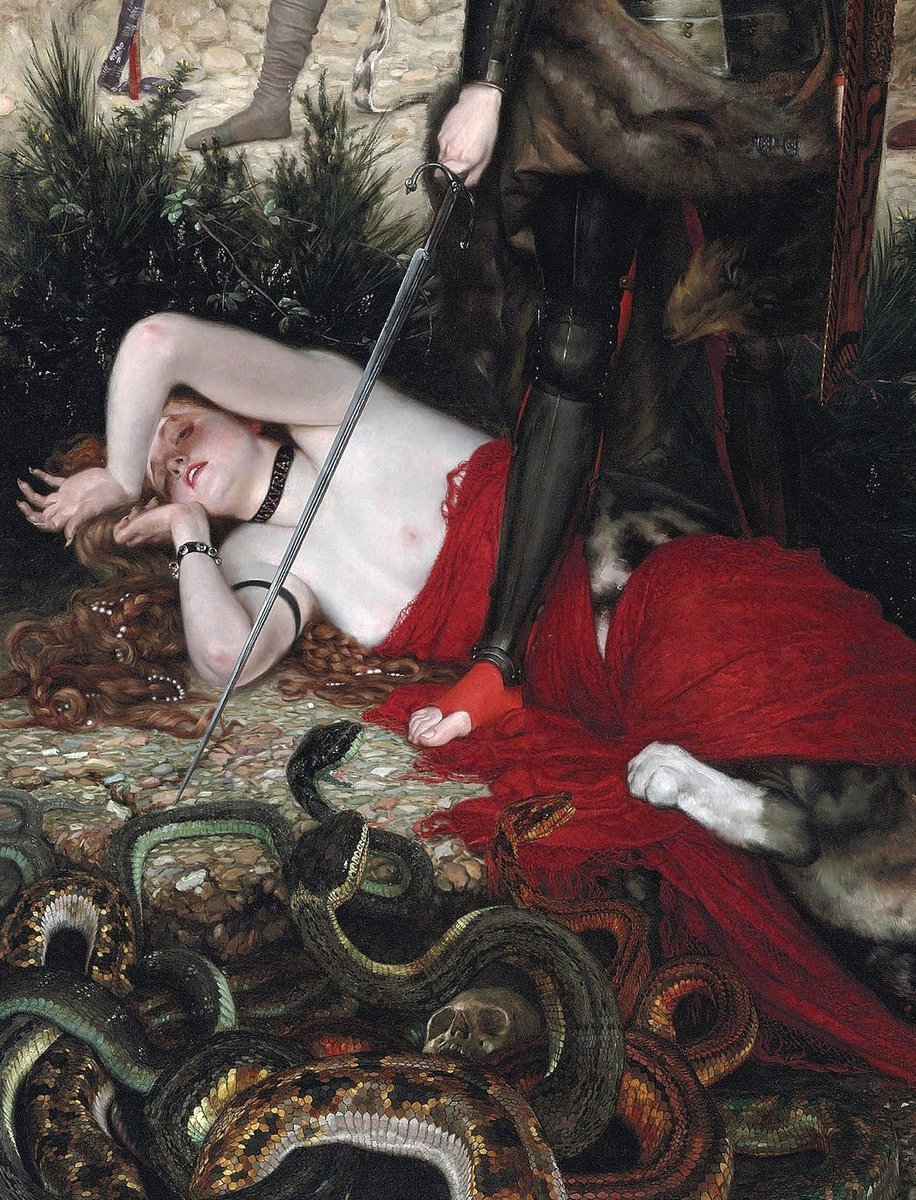 ArtorOtherThing's tweet photo. Triumph Of The Will: The Challenge (Detail) - James Tissot https://t.co/BYvgRBP0gR