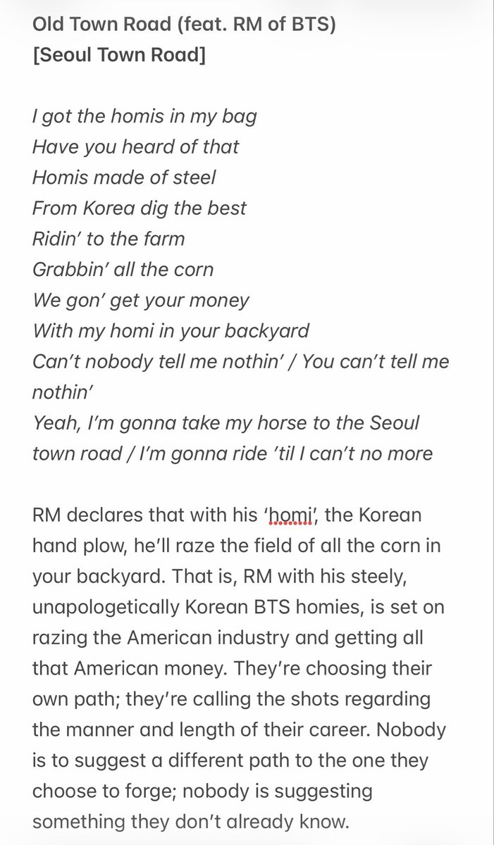doyou_bangtan's tweet photo. alexa, play old town road (feat. rm of bts) https://t.co/YrhR5oYPlX