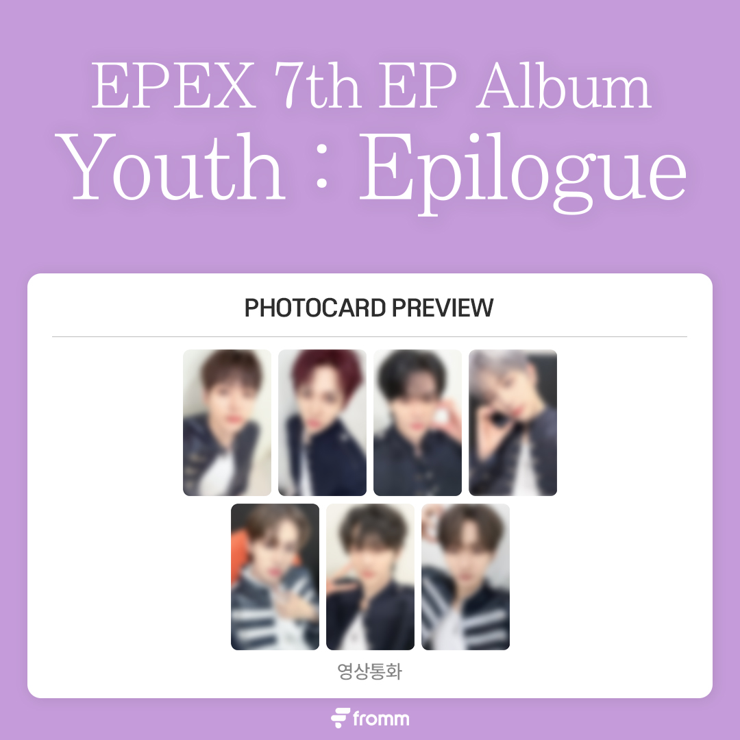 fromm_store's tweet photo. #이펙스 #EPEX 7th EP Album [소화(韶華) : Epilogue] MEET & CALL FANSIGN EVENT PHOTOCARD PREVIEW & CLOSING D-DAY ⏰

오늘 23:59 (KST)에 응모가 마감됩니다!
EVENT will be closing tonight!