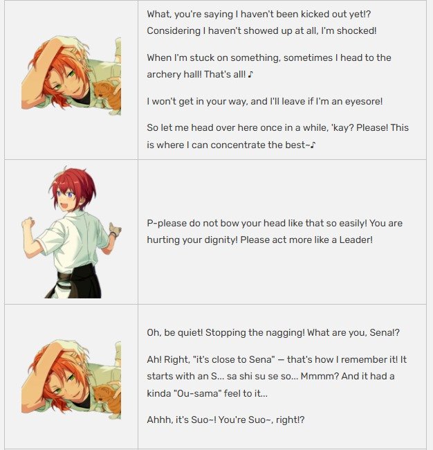 KiriRosehearts's tweet photo. It's so cute how Leo remembers Tsukasa's name by connecting it to Izumi ❤️ https://t.co/WQBTslrFTF