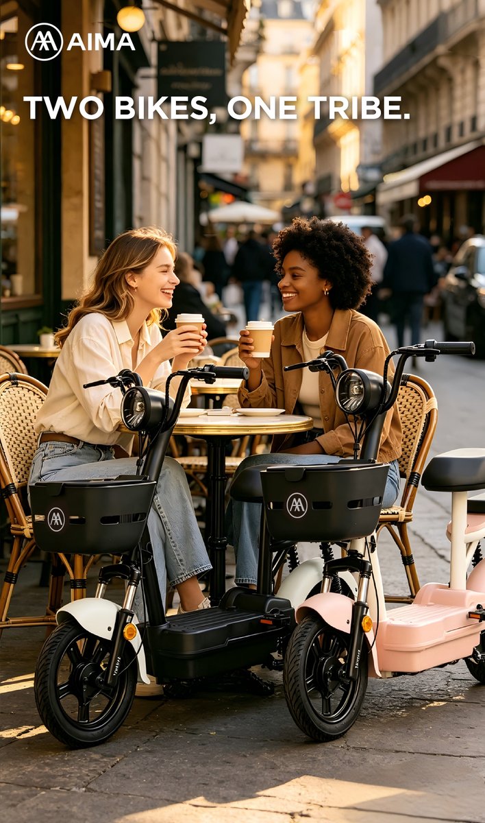 AIMAglobal's tweet photo. Life is better when you’re riding together. 🚲💨
Happy #InternationalDayOfFriendship! Drop a photo or tag the friend who’s always leading your city explorations! 👇
#AIMA #ElectricRide #FriendshipDay #RideWithFriends https://t.co/r9fqbL40W8