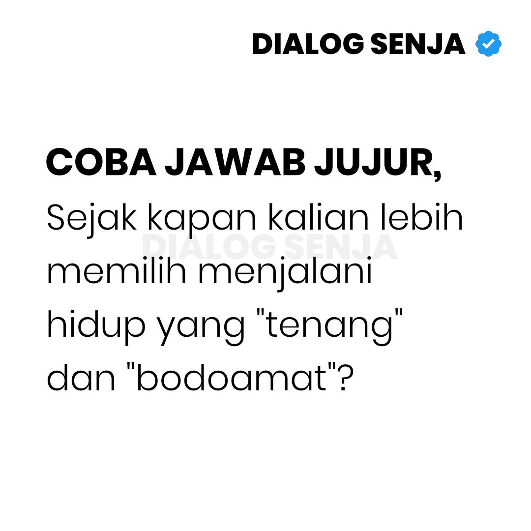 Dialog Senja tweet media