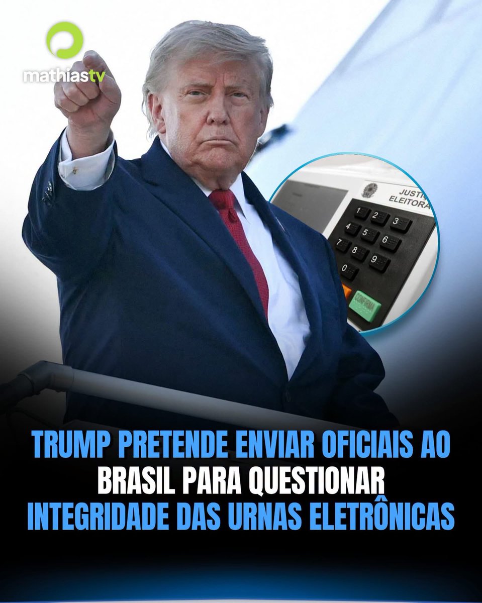 RubenirCadernal's tweet photo. O governo dos EUA organiza o envio de dois altos funcionários do Departamento de Estado a Brasília com a missão de questionar a transparência e a integridade do sistema eleitoral brasileiro. https://t.co/ymQdLpvabs