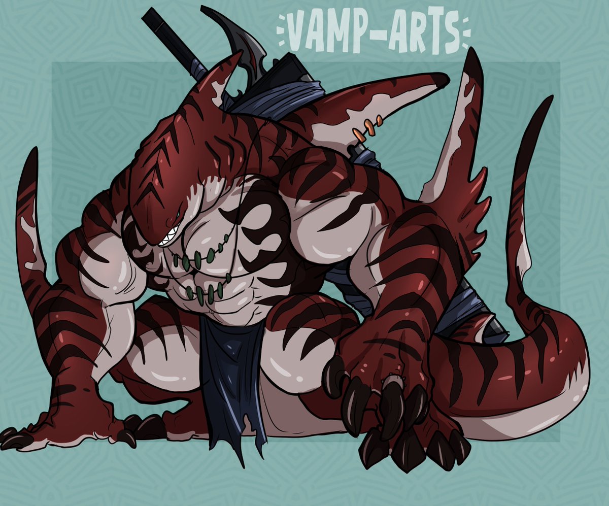 Vamp_Arts's tweet photo. Lovely Shork lad complete for @KaneDarkflare! https://t.co/CvqOg43HAh