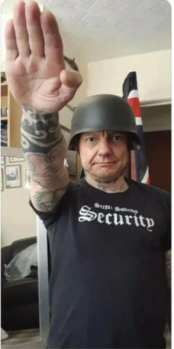 hopenothate's tweet photo. Rupert Lowe claims to detest far-right ethnonationalism and neo-Nazism.  

Yet a string of extremists have been out campaigning for Restore candidate Marlon West ahead of Thursday’s Greater Manchester mayoral election. https://t.co/tE0HAEnkuo