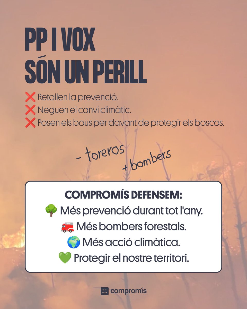 CompromisVLC's tweet photo. 🔥 Costa entendre la magnitud d'un incendi... fins que el poses sobre el mapa de la teua ciutat.

Això és el que ja ha cremat a la Vall d'Uixó.

PP i Vox retallen la prevenció, neguen el canvi climàtic i prioritzen els bous abans que protegir els nostres boscos. https://t.co/ijI9vRTqVz