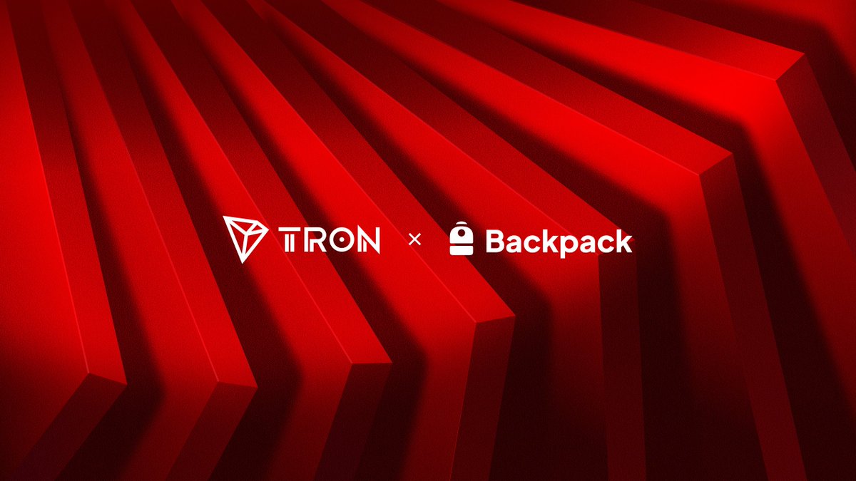 trondao's tweet photo. Today TRON announced the listing of TRX spot trading and perpetual contracts on @Backpack Exchange. 

The listing expands market support and access to the native utility token of the TRON network, one of the industry's most actively used blockchain ecosystems.

The listing enables Backpack users in eligible jurisdictions to trade TRX through both spot and perpetual markets on its innovative, compliant trading platform. 

More details from @Cointelegraph👇
https://t.co/jcnb1yiFDH