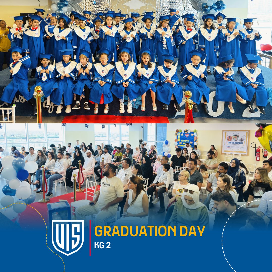 VISDubai's tweet photo. What a beautiful celebration! Our KG2 Graduation Day was a special occasion filled with smiles, applause, and unforgettable memories. 

#VISDubai #GraduationDay #Dubai #Kindergarten #KHDA #KGGraduation #DSO #DubaiSiliconOasis #SchoolsinDubai https://t.co/e3slFhDq0v
