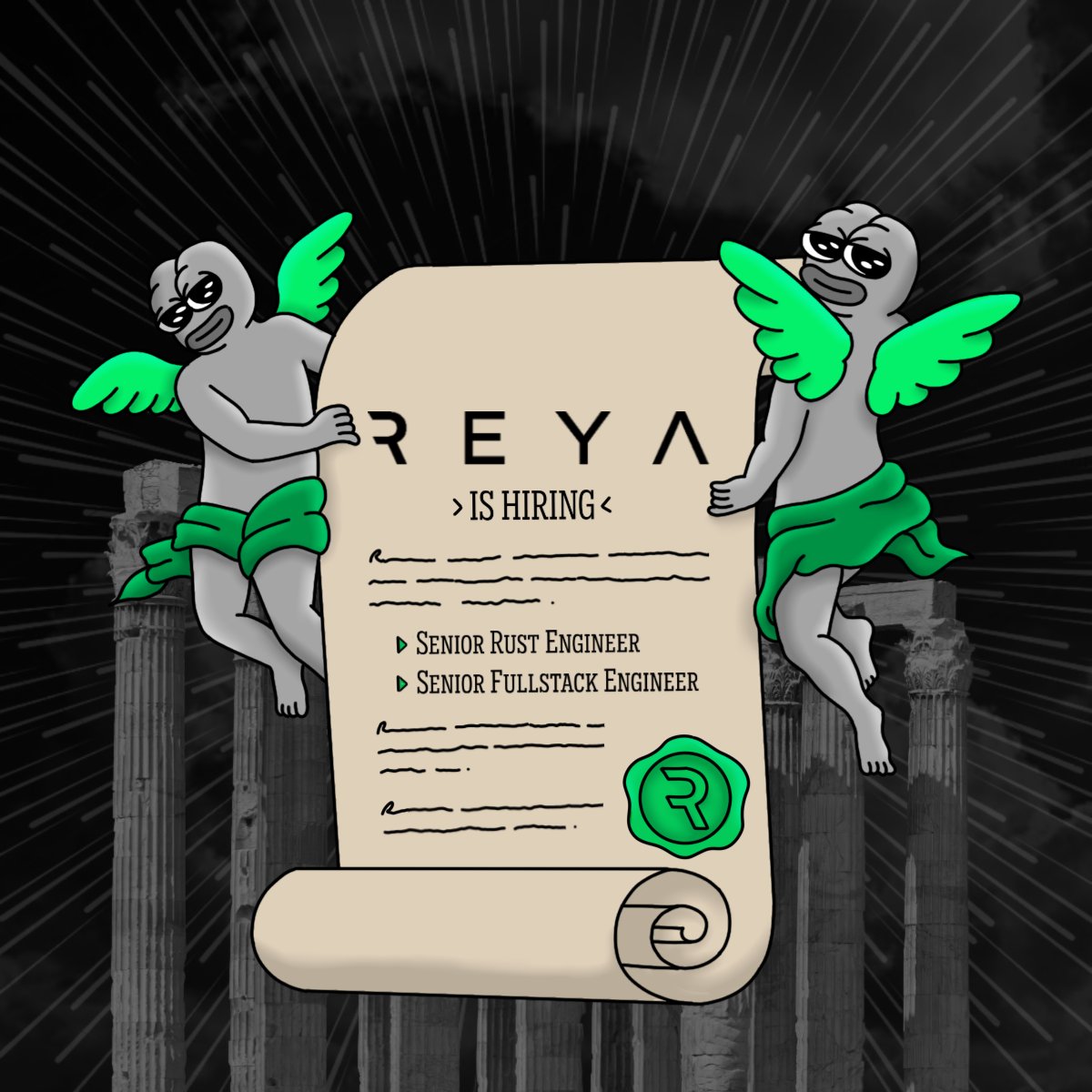 ReztuEko's tweet photo. Reya team expansion 👀💚

Join us building: a low-latency orderbook exchange enabling HFT firms to run their strategies onchain.

Now @reya_xyz is hiring
✅ Senior Rust Engineer 
✅ Senior Fullstack Engineer 

Apply via official Reya X/Twitter account. https://t.co/4vWkMnTfQQ