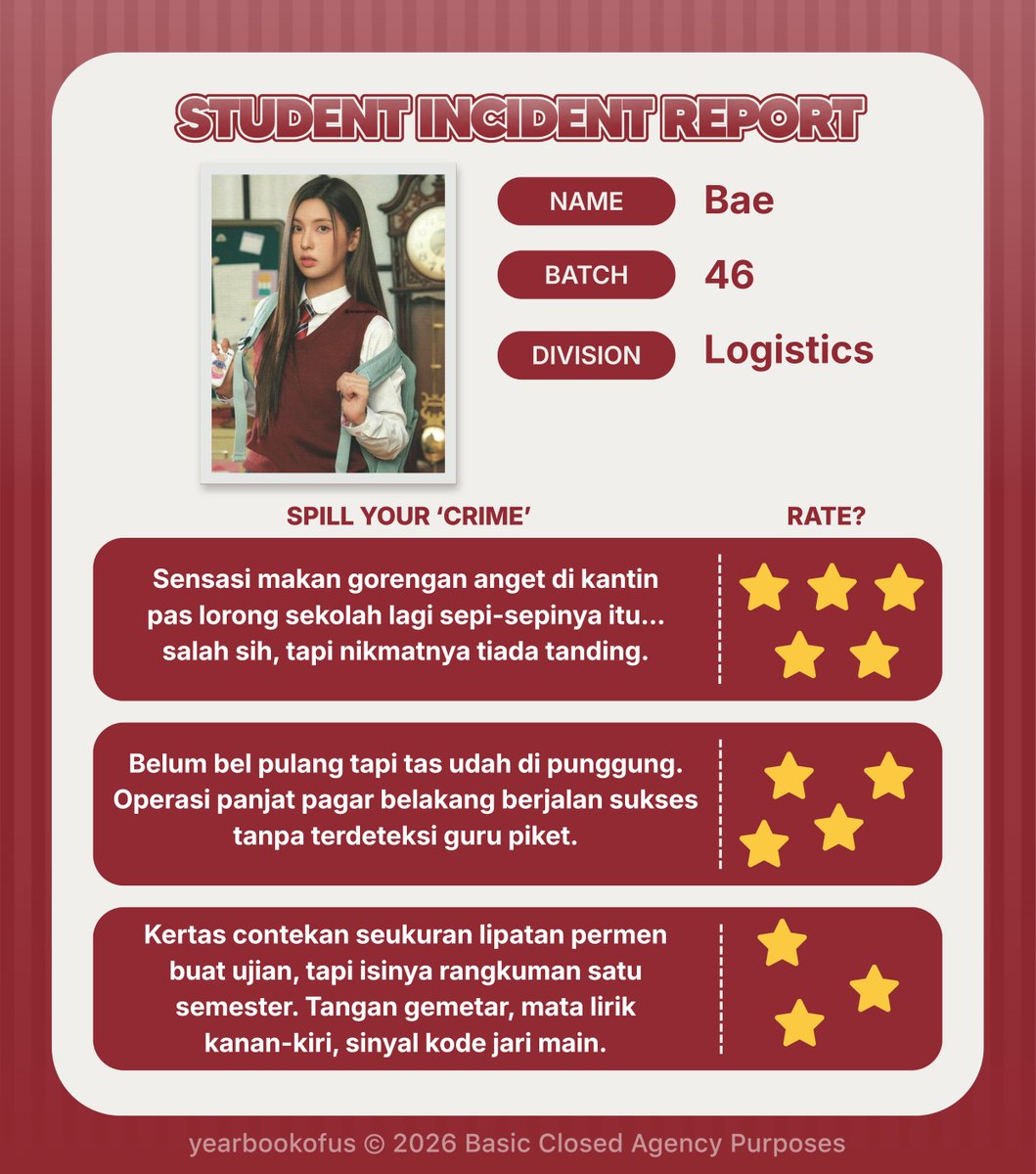 crewjinsol's tweet photo. Siapa suka cabut kelas demi jajan? https://t.co/IGDUs1fOtV