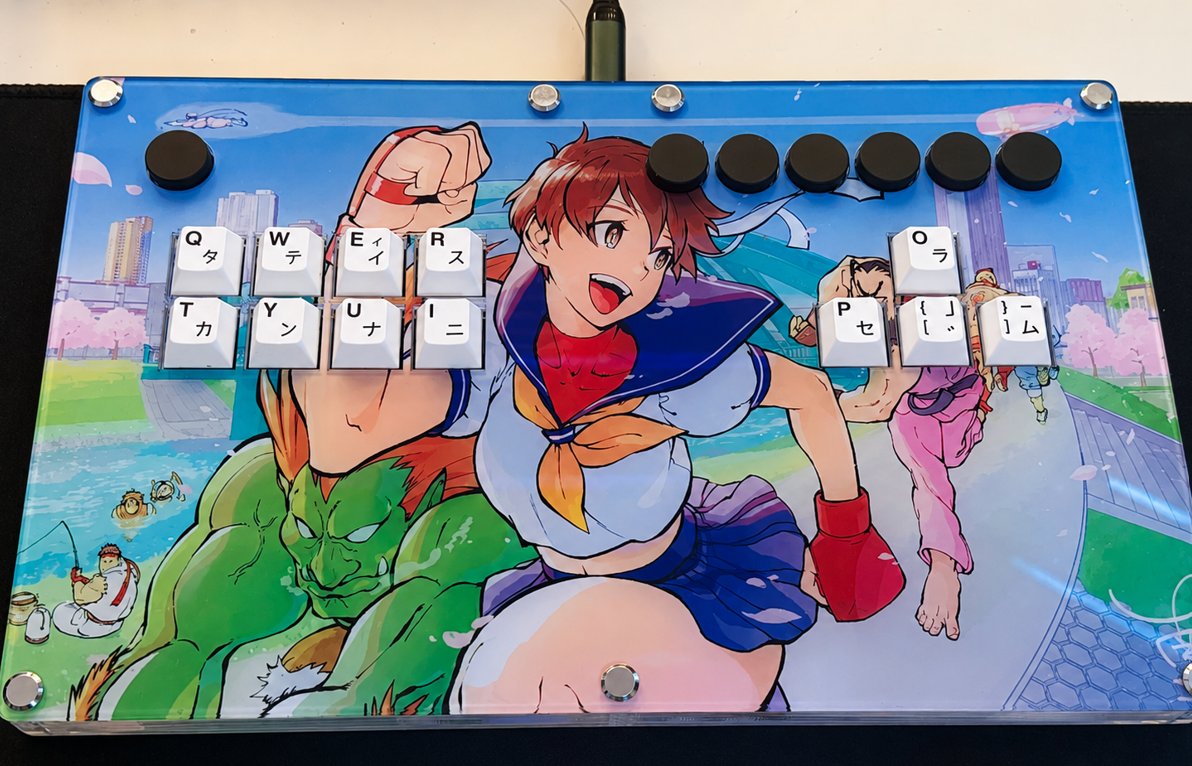 FightBoxArcade_'s tweet photo. A player modded their FightBox #F5 with their own custom #keyboard keycapsโand the result looks amazing! โจ๏ธ๐ฅ
Do you like this setup? ๐
Note: The last picture is what it looks like in the beginning.
#FightBox #FightStick #LeverlessController #KeyboardMod #FGC https://t.co/PyZGoA8VOa