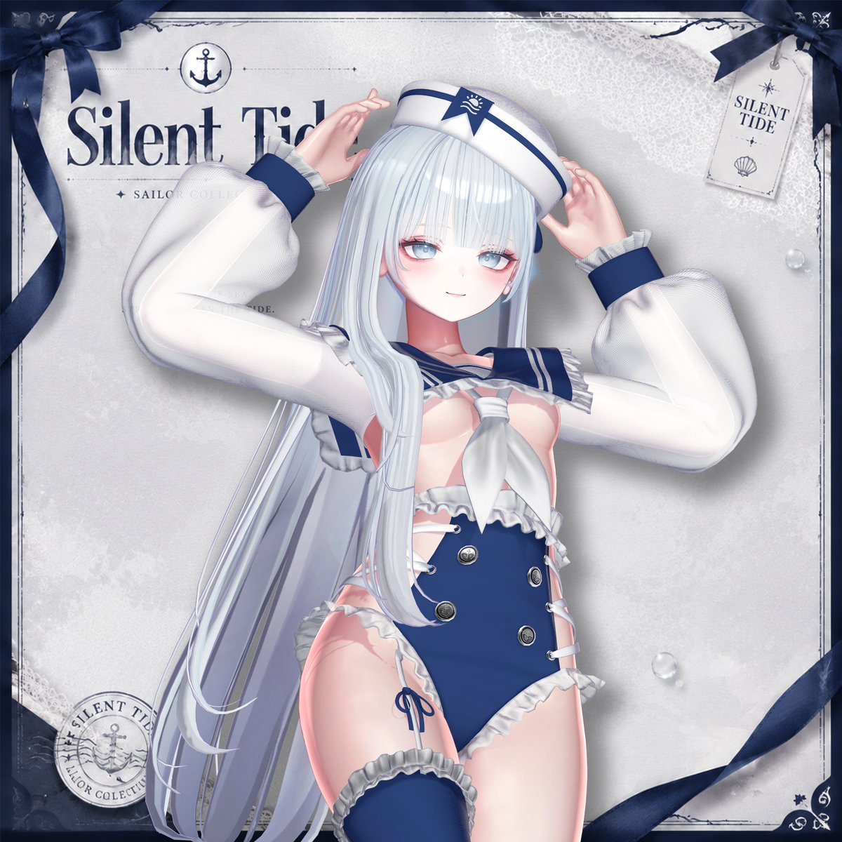 henn_booth's tweet photo. 🎁新作3D衣装⚓️Silent Tide⚓️プレゼント企画🎁！

https://t.co/Uizp2aEmzW

RT&amp;Follow で抽選で3名様にフルセットプレゼント!    

締切:2026.8.4 18:00！

 #henn_booth #VRChat #VRC #BOOTH #booth_pm https://t.co/z0zSGE7gd9