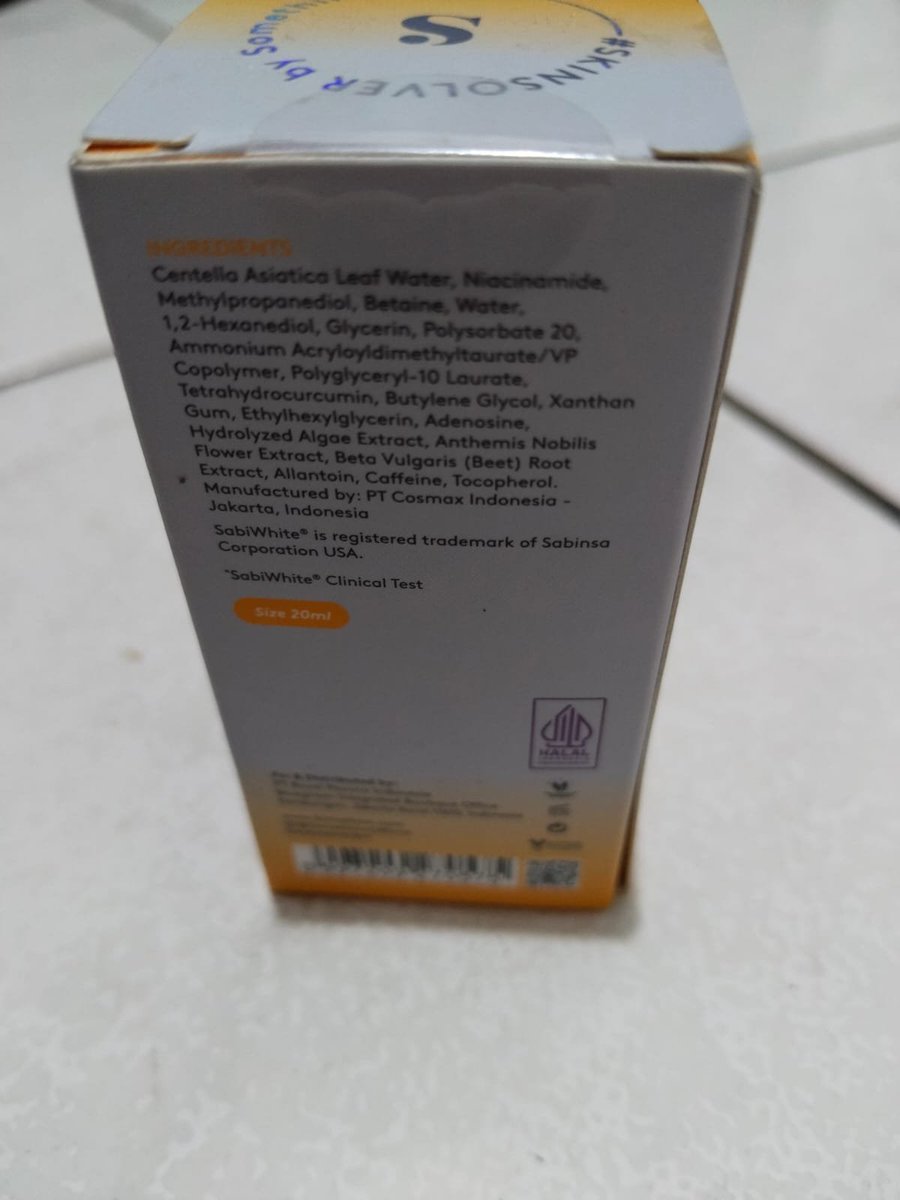 zaraduu12's tweet photo. WTS Somethinc 5% Niacinamide + Moisture Sabi Beet Serum 20 ml.

Baru, masih segel. Jual karena ternyata kurang cocok.

Rp65.000 (nego)
Bisa 🍊

Lebih jelas nya DM
Mention after DM yaaa https://t.co/k7ggRFdqHc