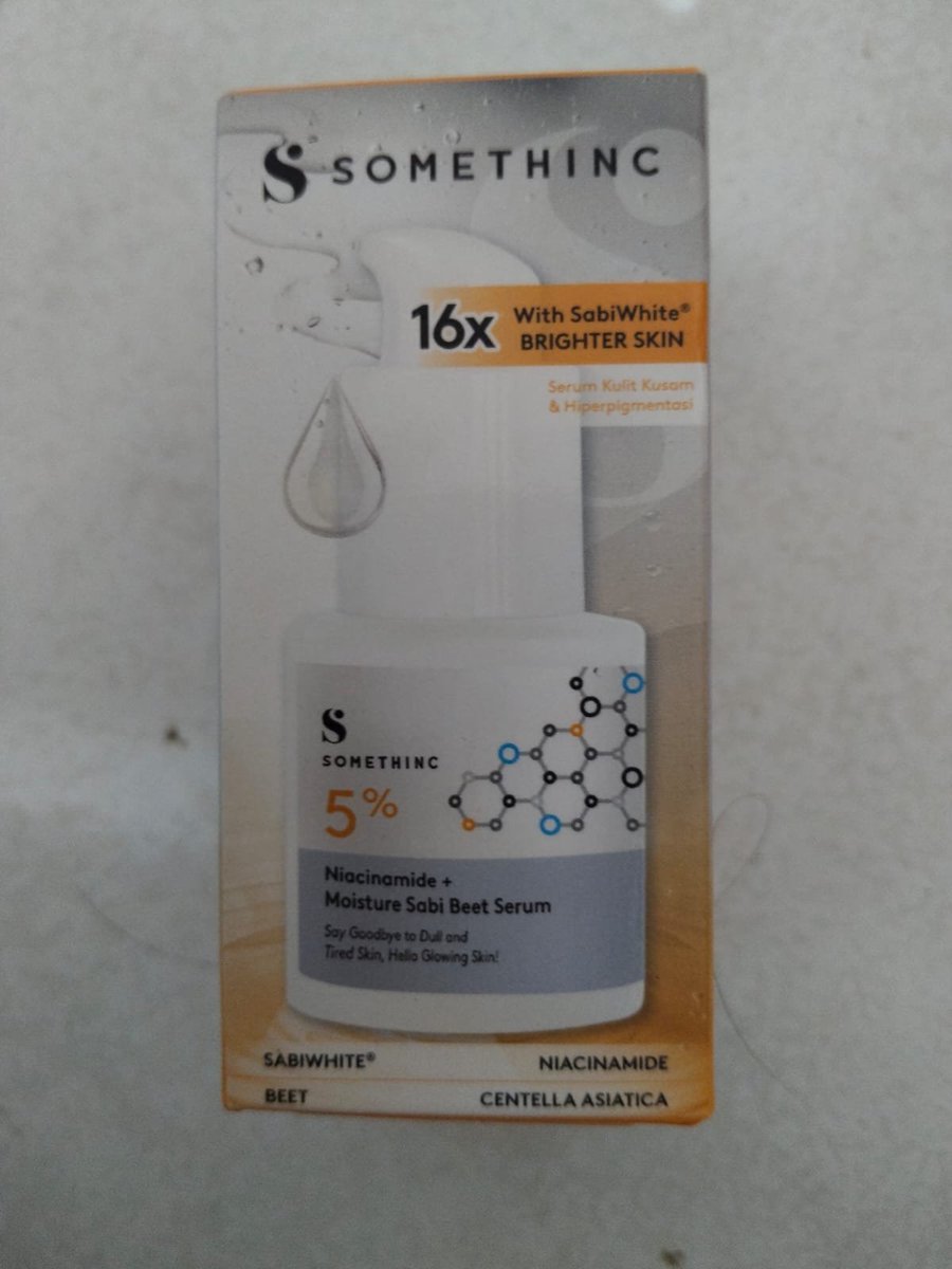 zaraduu12's tweet photo. WTS Somethinc 5% Niacinamide + Moisture Sabi Beet Serum 20 ml.

Baru, masih segel. Jual karena ternyata kurang cocok.

Rp65.000 (nego)
Bisa 🍊

Lebih jelas nya DM
Mention after DM yaaa https://t.co/k7ggRFdqHc