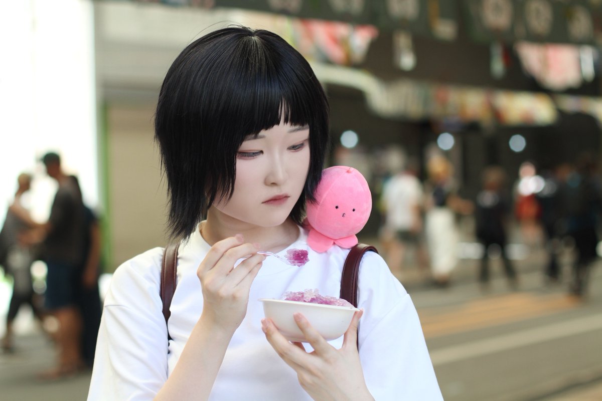 shio_musu_beam's tweet photo. Cosplay /タコピーの原罪

久世しずか

『　かき氷… タコピーも食べる？　』

📸@tgyjungle1 

#いちコス2026
#いちコス https://t.co/nEZJqi2qvw