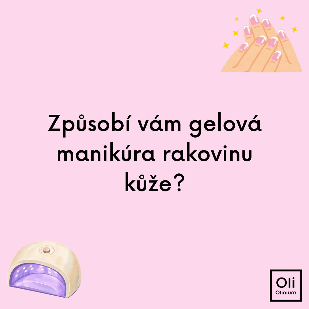 Olinium42's tweet photo. 1/10 Způsobí vám gelová manikúra rakovinu kůže? https://t.co/Th6W5iEgKR