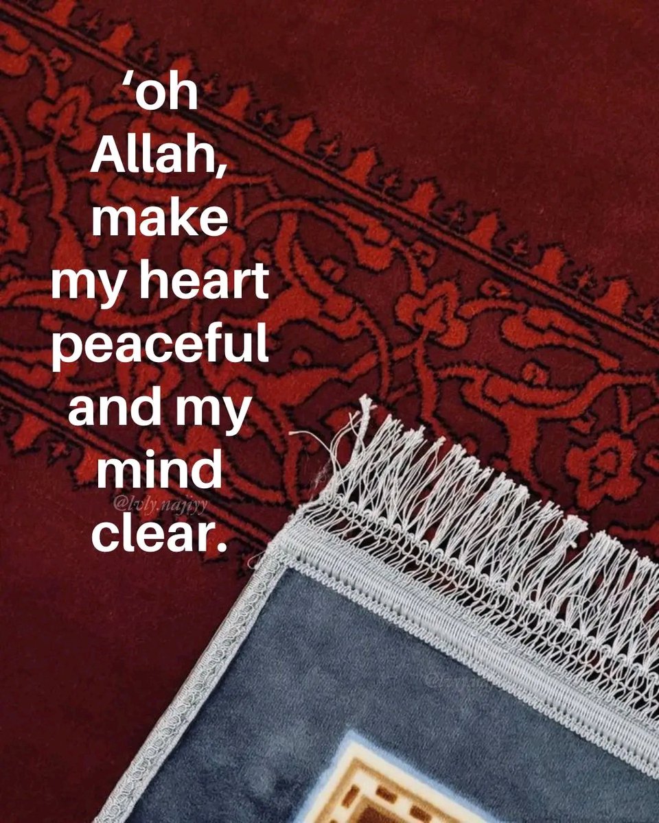 Phatymarh44's tweet photo. May Allah swt grant you peace of mind. https://t.co/nD60DRhmDI