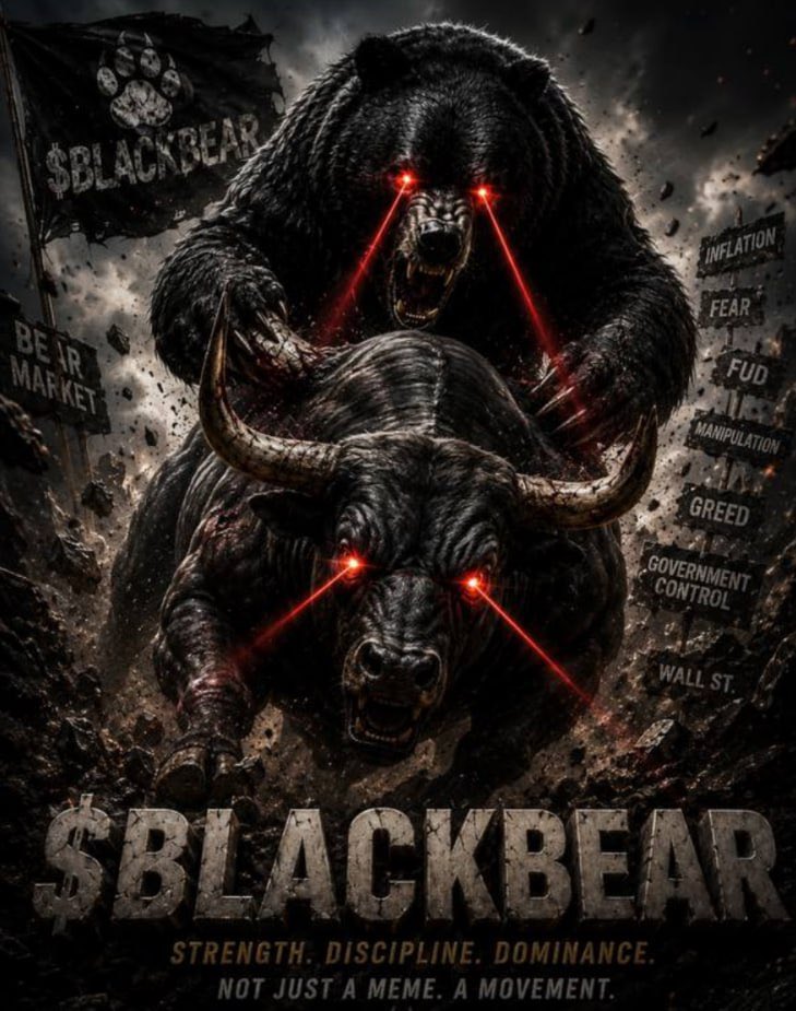 Ironwept45's tweet photo. @shahh projects promise hype.
This one is building a movement.
🐻 Organic community
🎨 Insane art &amp; videos
💰 Buyback system
🔥 Burning mechanism
⚔️ Bears vs Bulls
The battle has already started.
Which side are you on?
Join the bears! 🐻
@BlackBearCTO https://t.co/GMd8Kaqr6u