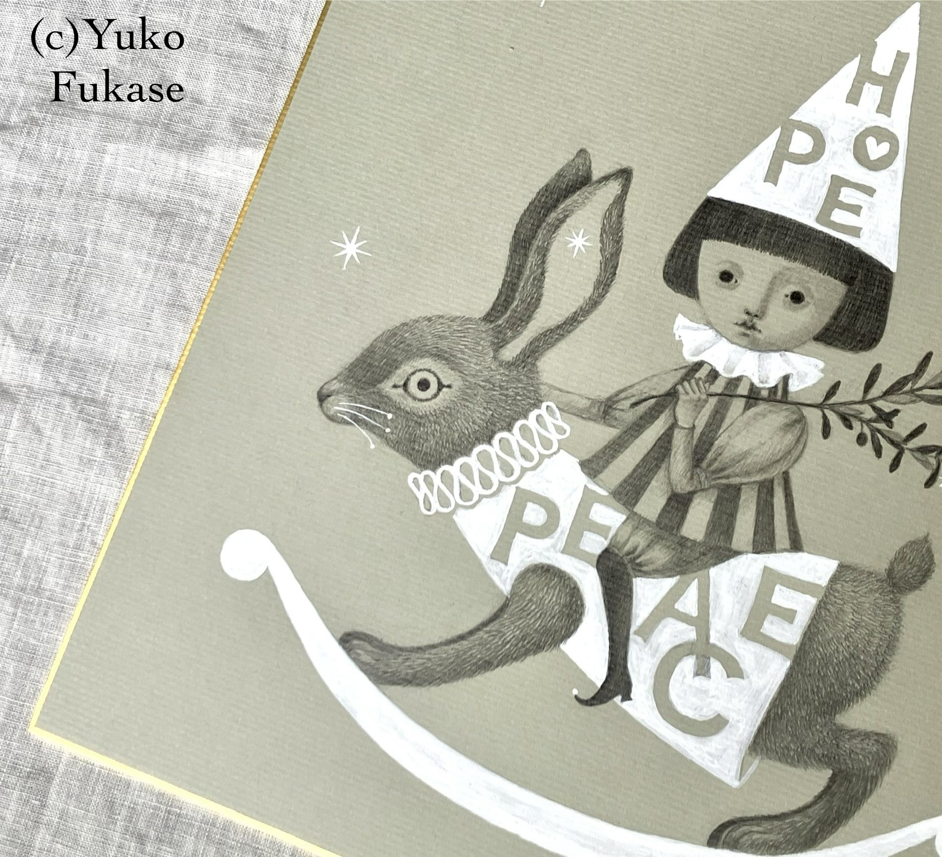 深瀬優子様　絵画作品「のばら」 深瀬優子 on X: 