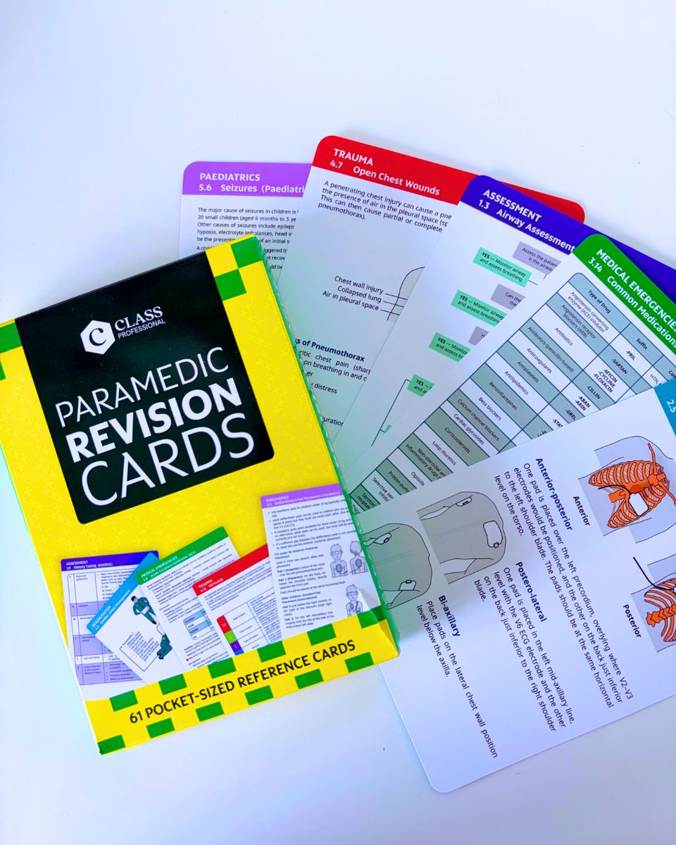 classprofession's tweet photo. Our highly anticipated Paramedic Revision Cards are almost here! 🚑

Everything you need to revise smarter, not harder.

Pre-order your set today: https://t.co/saUChI9SnR

#studentparamedic #prehospitalcare #medicalrevision #EMS  #paramedicuk https://t.co/dsnjQO2h4p