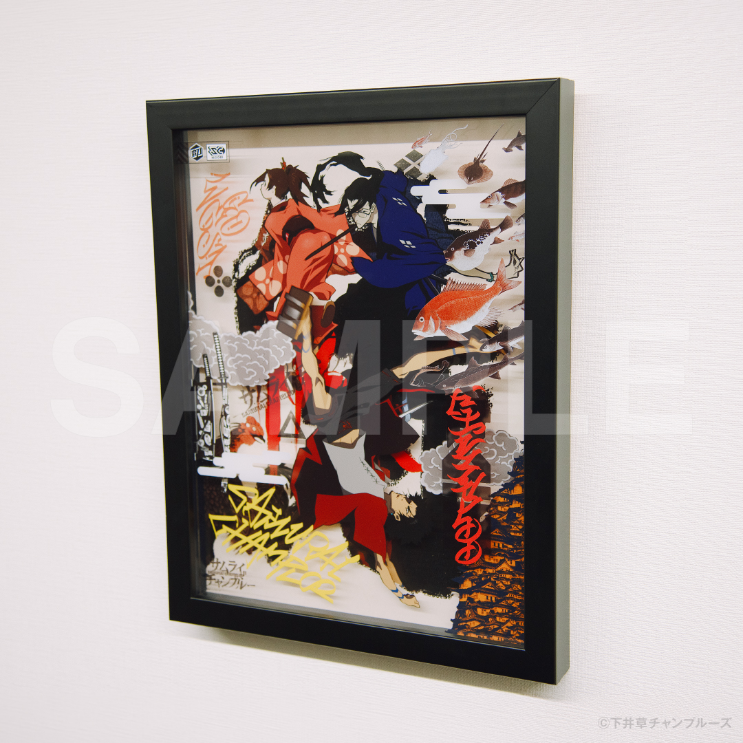 Charart11's tweet photo. ＼好評販売中／
『サムライチャンプルー』POP UP SHOP にて販売した新商品がcamos storeに登場！

額装アートやアパレル・雑貨など、作品の世界観とアートワークが盛り込まれたラインナップ。

【予約販売期間】～8月25日(火)12:00締切